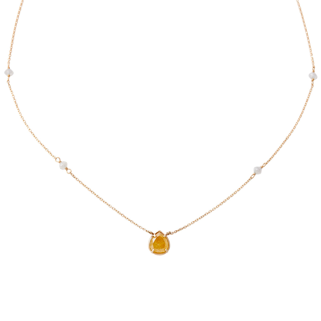 ADAMAS Necklace Yellow Natural Diamond