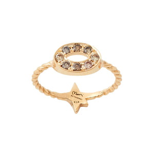 LUCIA RING Brown Diamond